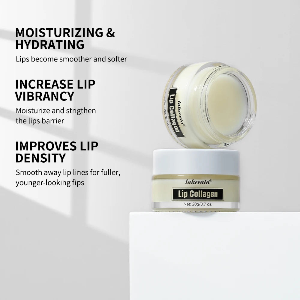 Collagen Lip Mask Moisturizing Hydrating Dry Lips Smooth Fine Lines Increase Lip Vibrancy And strengthen Barrier Lips Skin Care
