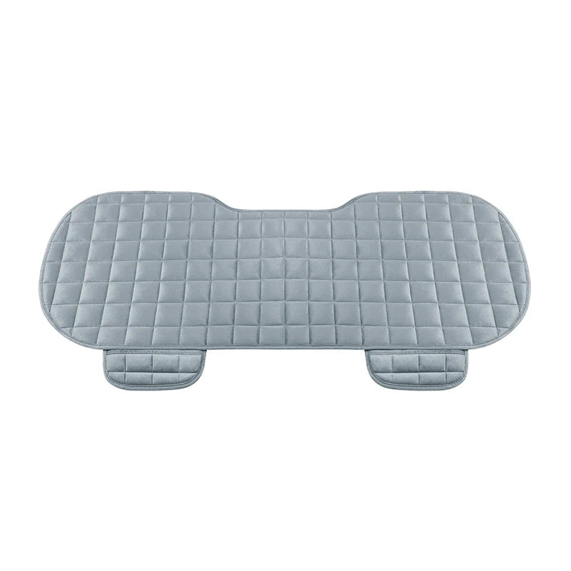 Car Seat Cover Front Rear Flocking Cloth Cushion Non Slide Winter Auto Protector Mat Pad Keep Warm Universal Fit Truck Suv Van