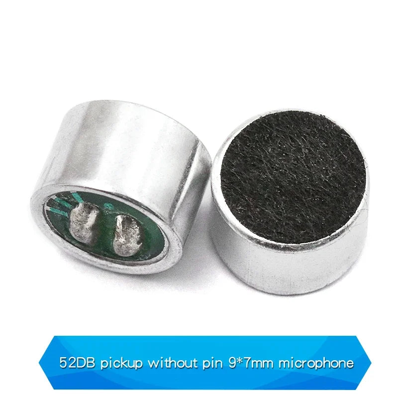 10PCS Condenser pick-up Microphone 9x7mm 9767 9x4.5mm 9745 6x5mm 6050 6x2.2mm 6022 4.5x2.2mm 4522 4x1.5mm 4015 MP3 Accessories