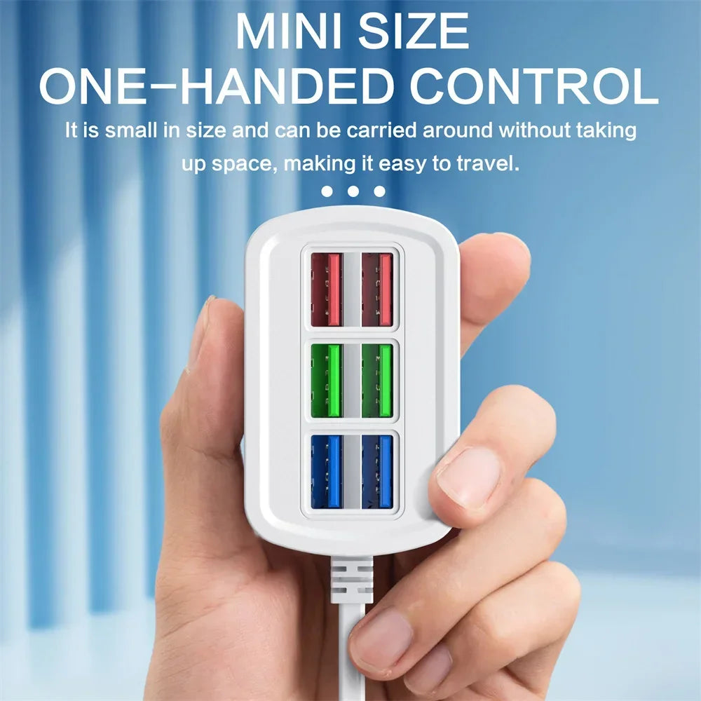 Fast USB Charger 6-in-1