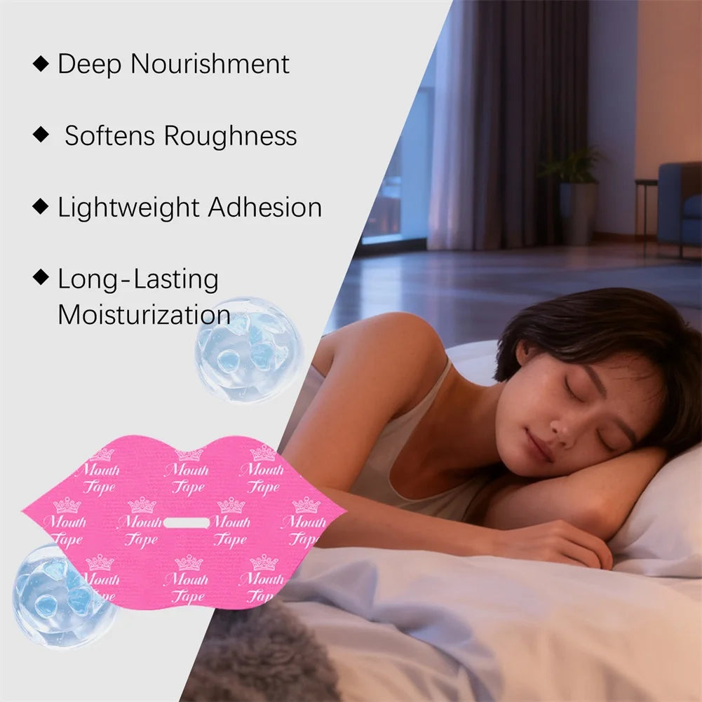 30pcs/Bag Collagen Beauty Tape,Hydrating Lip Sleep Mask For Fine Lines,Collagen Beauty Tape For Women Moisturizing Lip Care