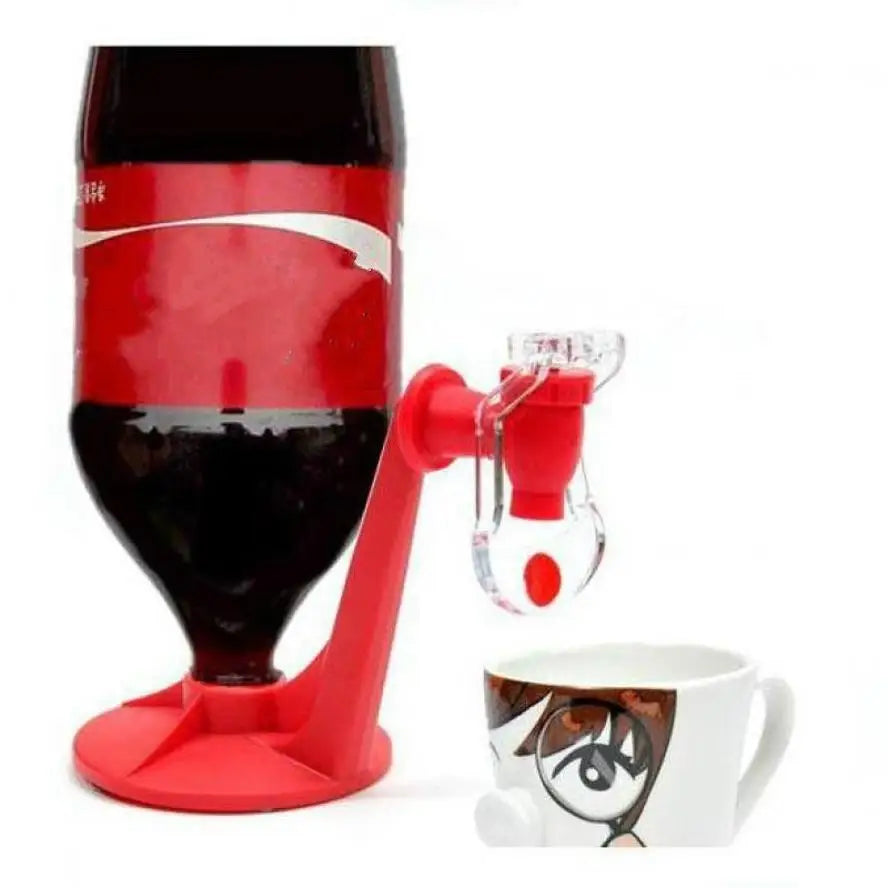 1 Pcs Creative Coke Bottle Inverted Water Dispenser Party Supplies Hand Pressure Switch Drinks Coke Sub Drinking Fountains