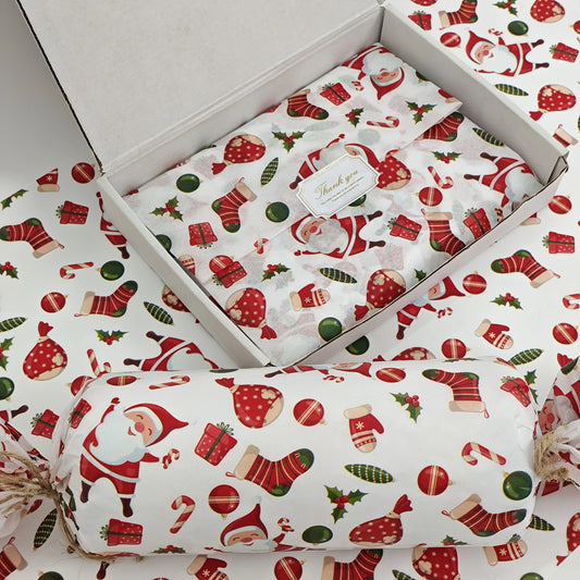 Santa Christmas Tissue Wrapping Paper