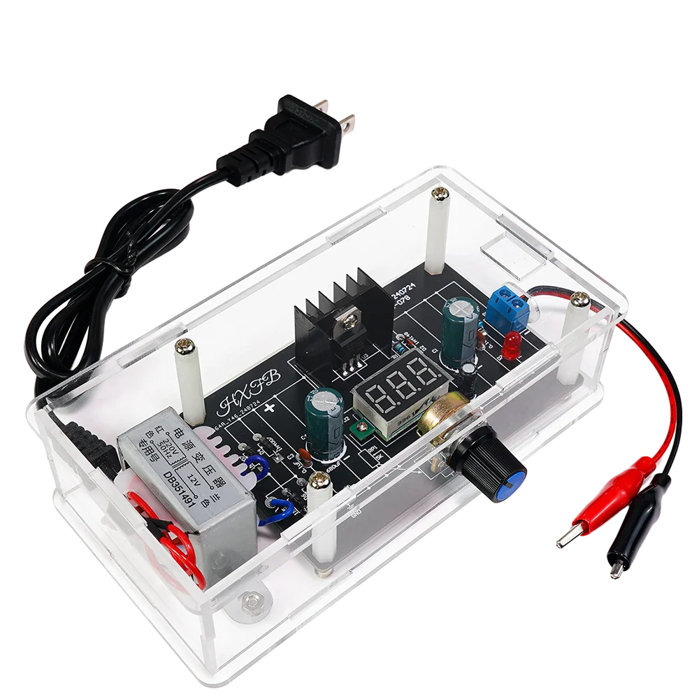 LM317 Adjustable Power Supply DIY Kit DC Regulated Power Supply Module Component Welding Electronic Production Bulk