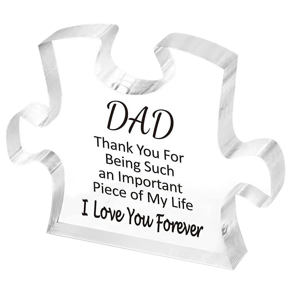 Acrylic Puzzle Decoration Decorative Acrylic Table Puzzle Decor Multifiunctional Best Gifts for Parents Relatives