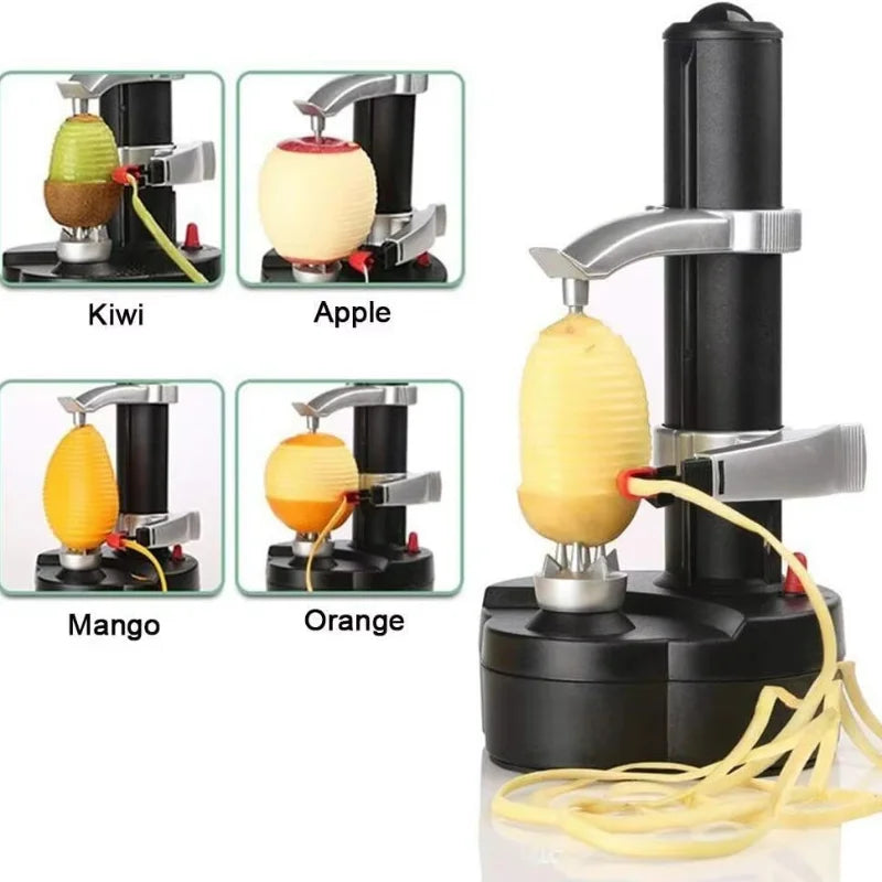 Multifunction Electric Peeler For Vegetables Automatic Stainless Steel Apple Peeler Kitchen Potato Fruit Cutter Machine
