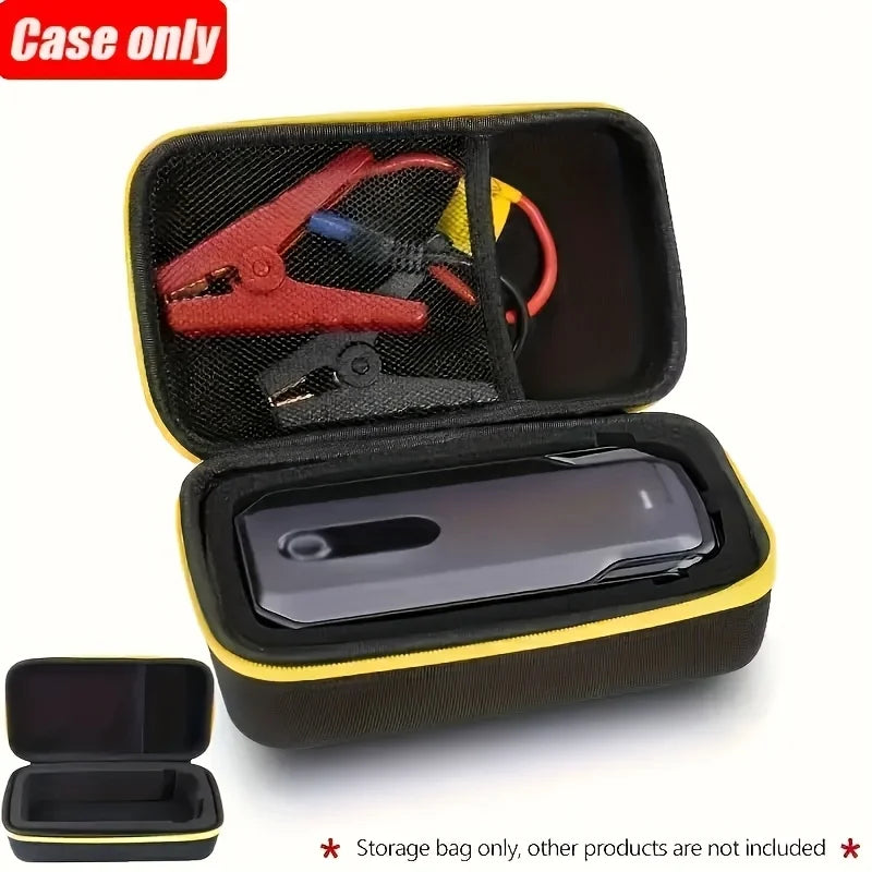 Portable EVA Car Starter Storage Box Lightweight Shockproof Drop-Proof Protective Case for Car Accessories Organizer