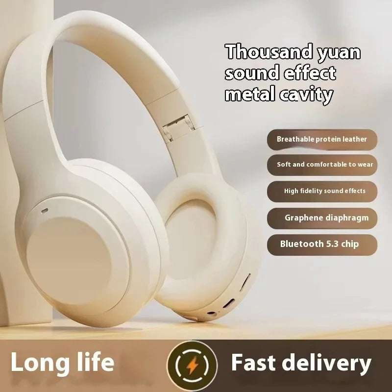 M5 Wireless Headset Bluetooth 53 HiFi Stereo Noise Cancelling Gaming Earphones Foldable Headband with Microphone Earbuds