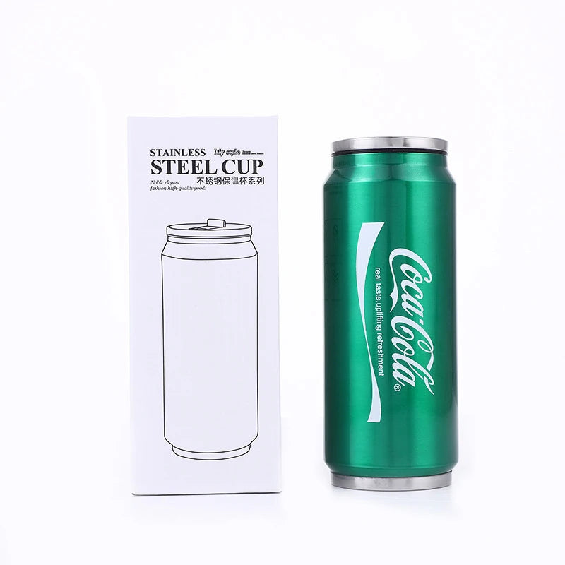 Coca Cola Double-Layer 304 Stainless Steel Insulated Cup, Can, Coffee Cup