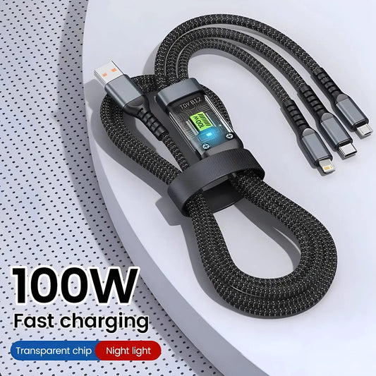 3 In 1 Fast Charging Cable