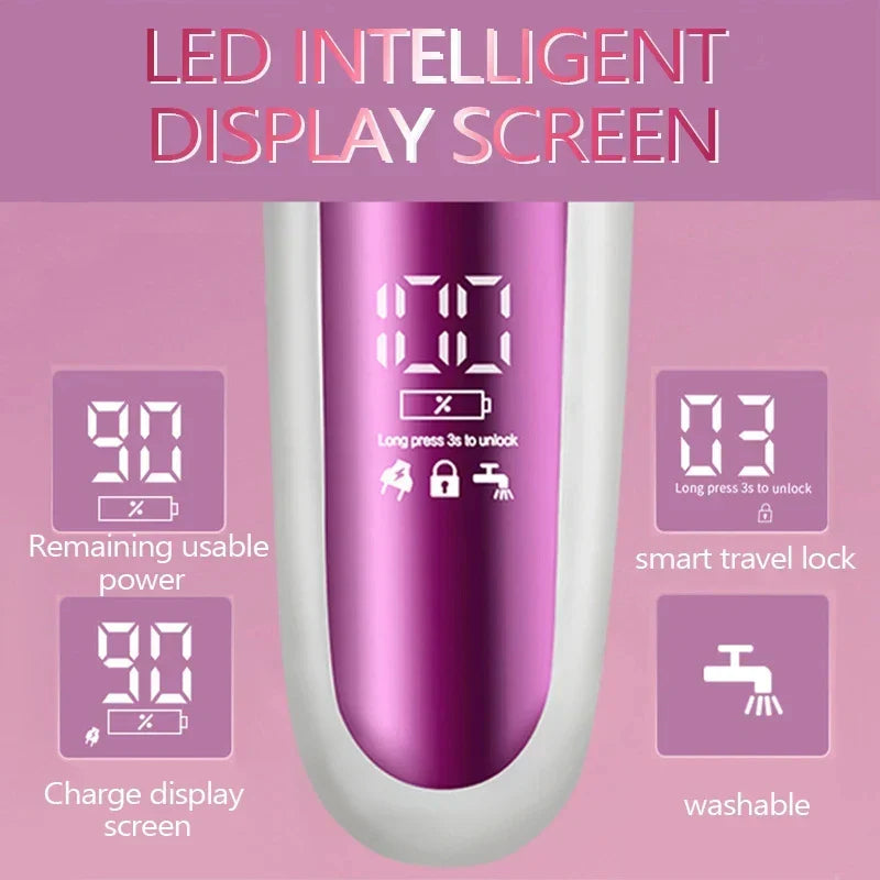 HOMEFISH 3-In-1 Women Epilator Shaver