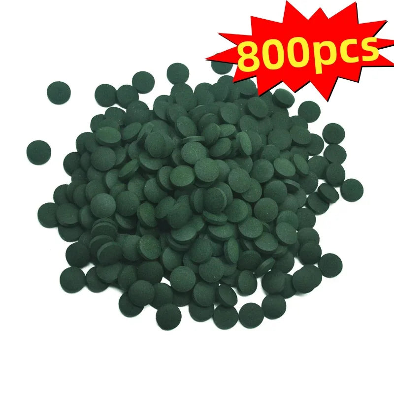 High Purity Spirulina Tablets Spiral Seaweed Enrichment Favorite Pets Food Fish Crystal Red Shrimp Fish Food Aquarium