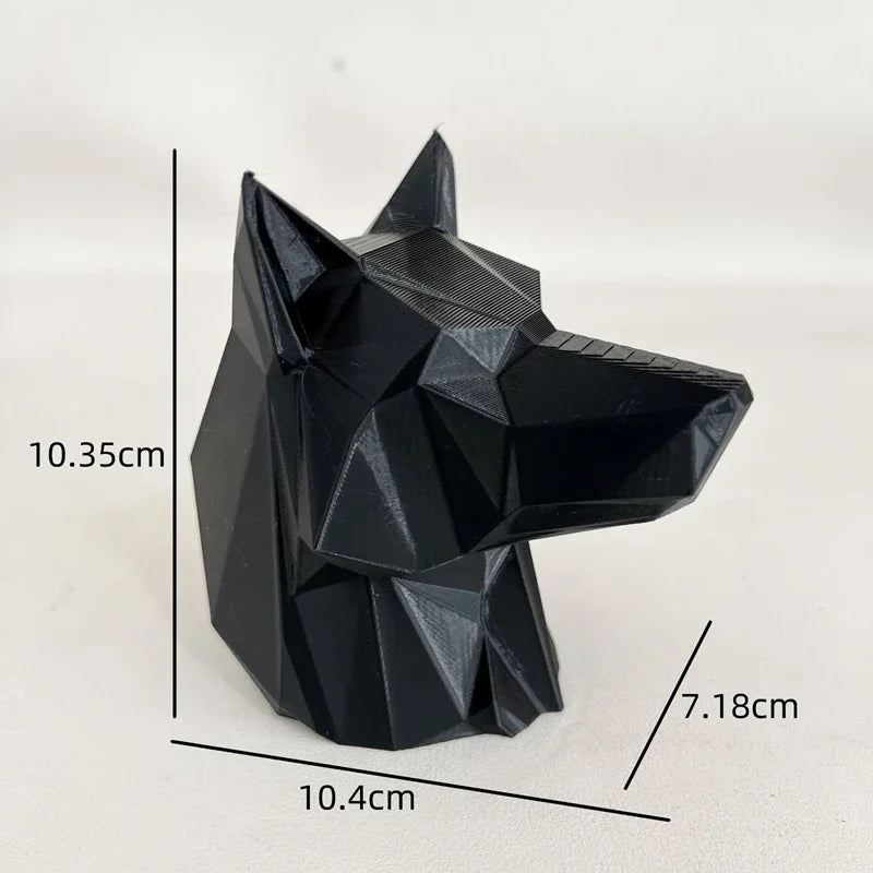 50mm Cool Dog Head Tow Bar Ball Cover Cap Ball Hood Trailer Hitch Protect Towball Trailer Ball Cover Black Car Accessories