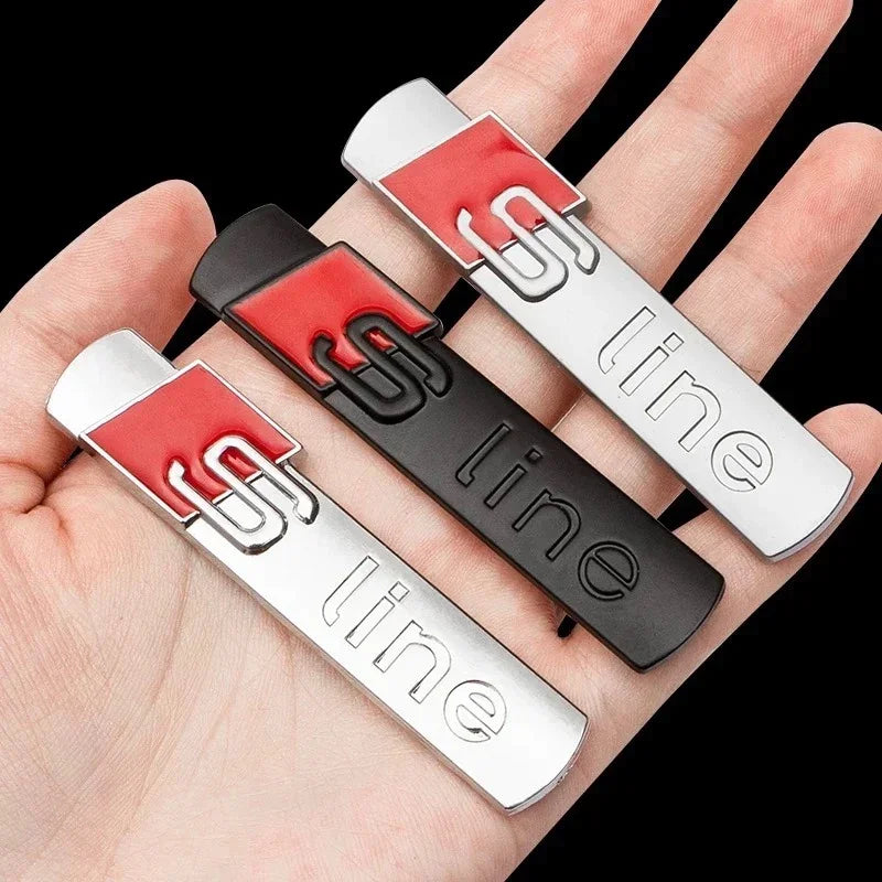 1 Pack Car Badge Accessories Front Grille Badge Trunk Decor Decal For Audi A3 A4 A5 A6 A7 B5 B6 C5 C6 8p 8v 8l Q2 Q3 Q5 Q8 Tt Rs