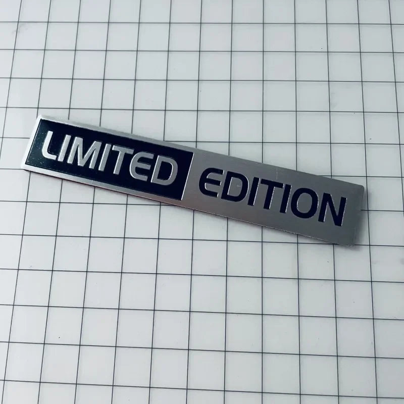 3D Metal LIMITED EDITION Emblem Sticker Aluminum Logo Car Fender Badge Trunk Decal Special EDITION Accessories