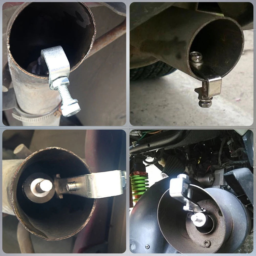 1PCS Turbo Sound Endrohr Auspuff Turbopfeife Pipe Whistle Blow Simulator For Motorcycle Car Modification Exhaust Pipe XL