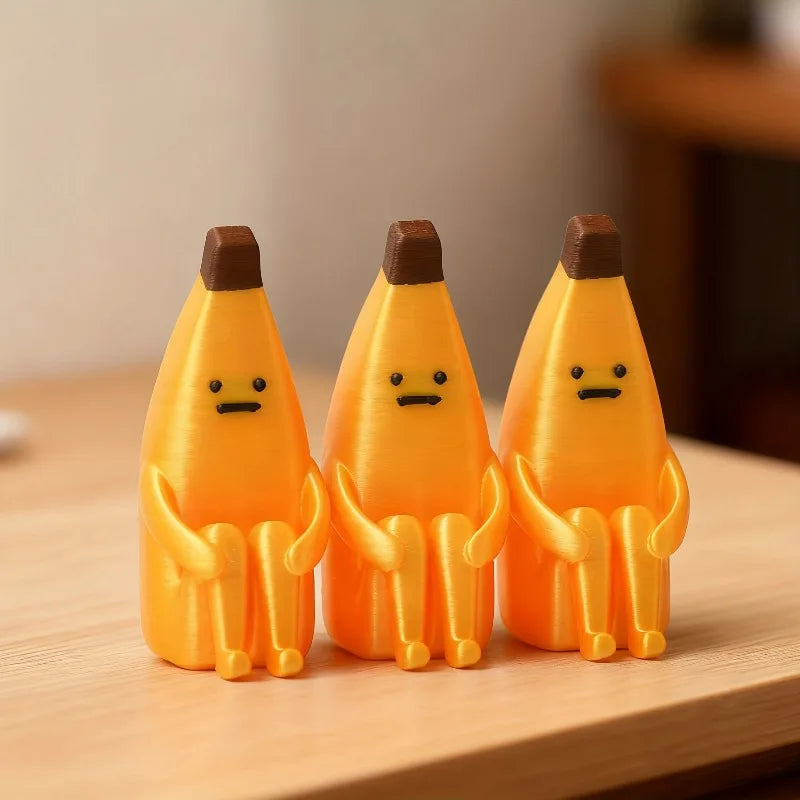Anxious Banana decor | Creative Decor for Home, Office, and Car, Ideal for Daily , New Year, and Anniversary Gifts