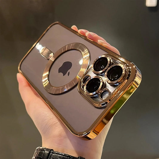 Luxury Magnetic Clear MagSafe Case