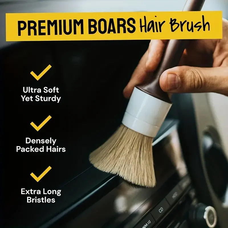 Car Detailing Brush Set Car Cleaning Brushes Sponges Towels for Car Air Vents Rim Cleaning Dirt Dust Clean Tool Wash Accessories
