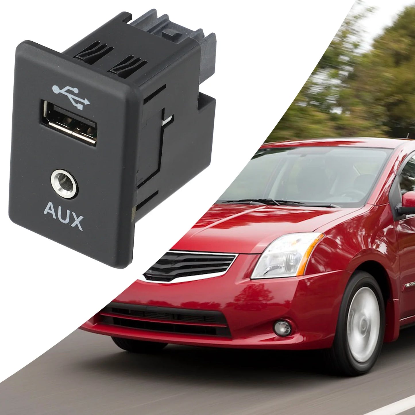 Car Audio Installation Car AUX Interface Car AUX Cable For Nissan Models Audio Car AUX Adaptor Wear-resistant Design