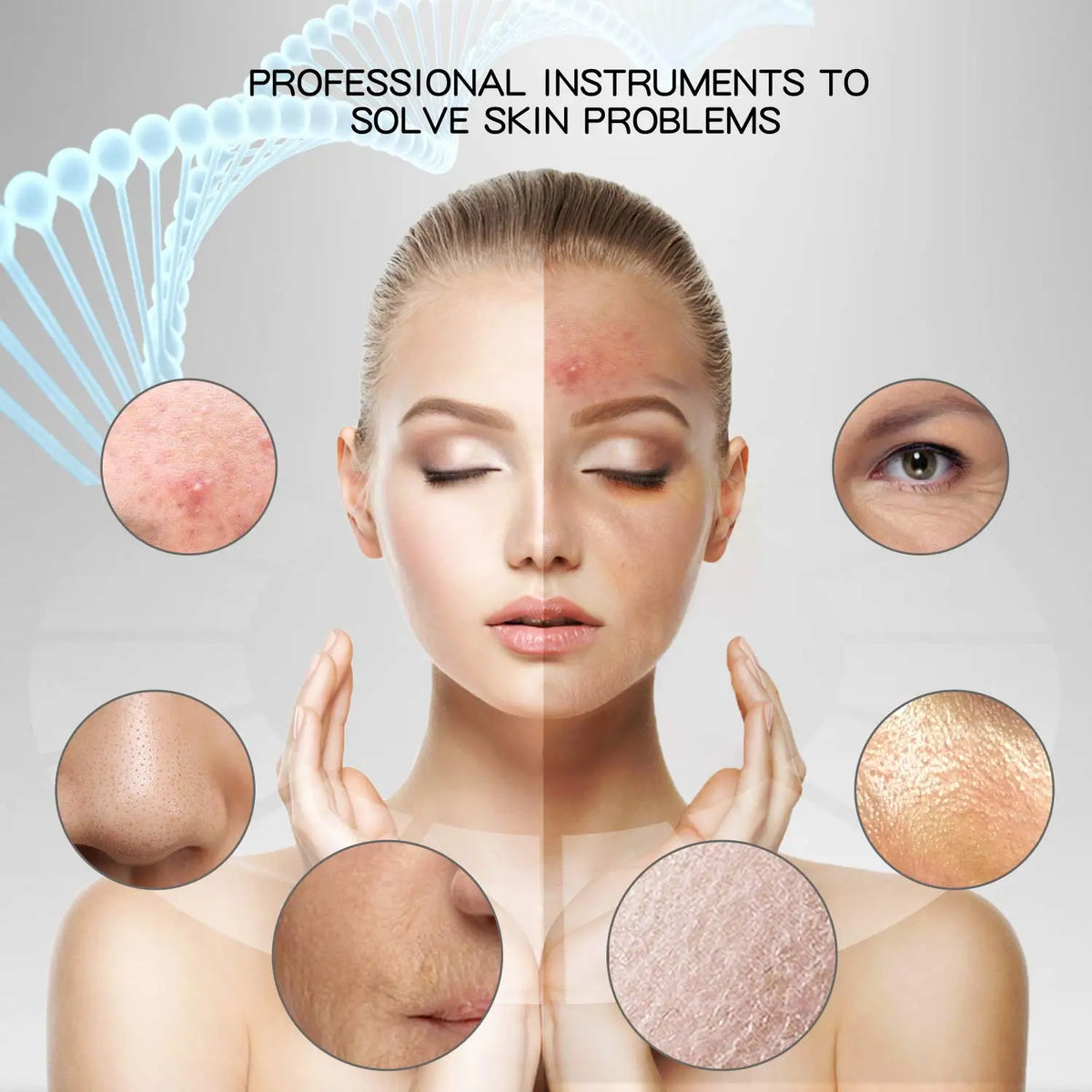 Ultrasonic Skin Scrubber Vibration Face Spatula Blackhead Remover Shovel Clean Cavitation Peeling Facial Lifting Skin Care Tools