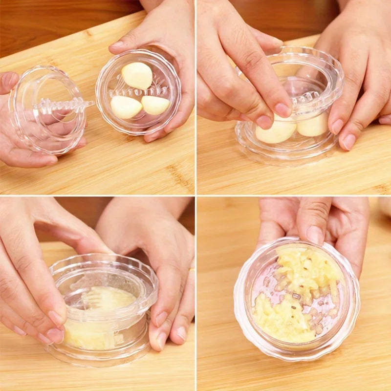 Kitchen Multifunctional Garlic Crusher Manual Garlic Press Roll Crusher Chopper Home Appliance Kitchen Gadgets Accessories