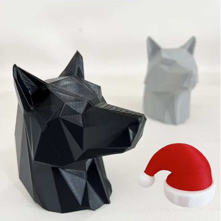 50mm Cool Dog Head Tow Bar Ball Cover Cap Ball Hood Trailer Hitch Protect Towball Trailer Ball Cover Black Car Accessories