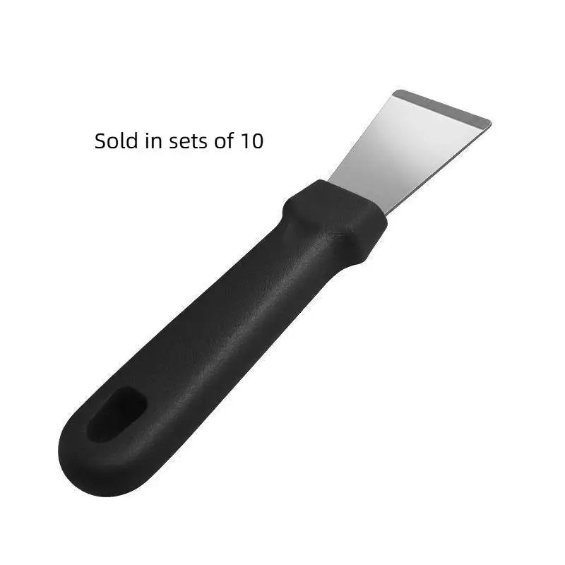 Stainless Steel Cleaning Scraper Nonslip Handle High Scraping Power For Kitchen Grease Grout Cleaning