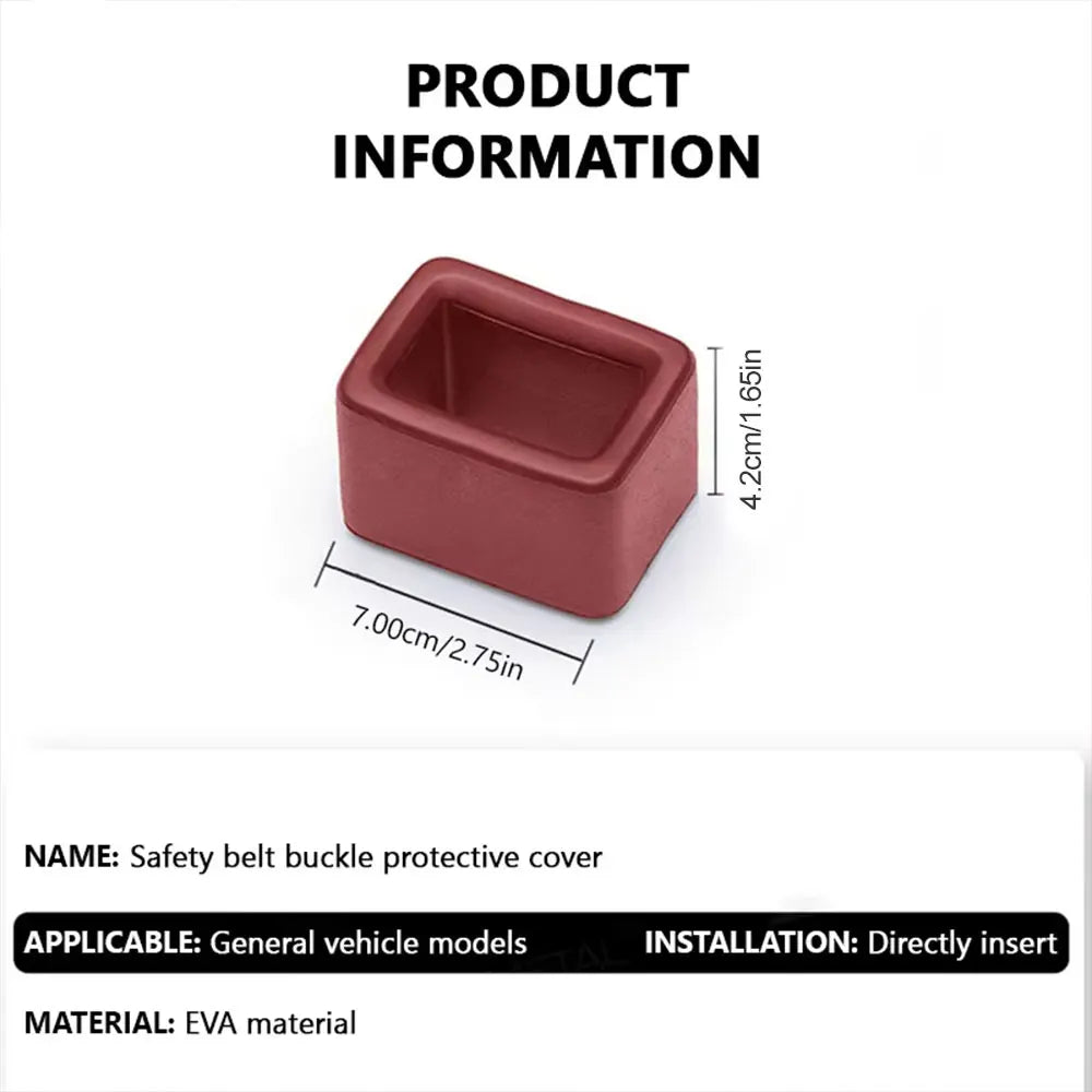 New Car Seat Belt Buckle Cover Anti Scratch Seatbelt Button Protector Seat Belt Protection Cover Car Interior Accessories