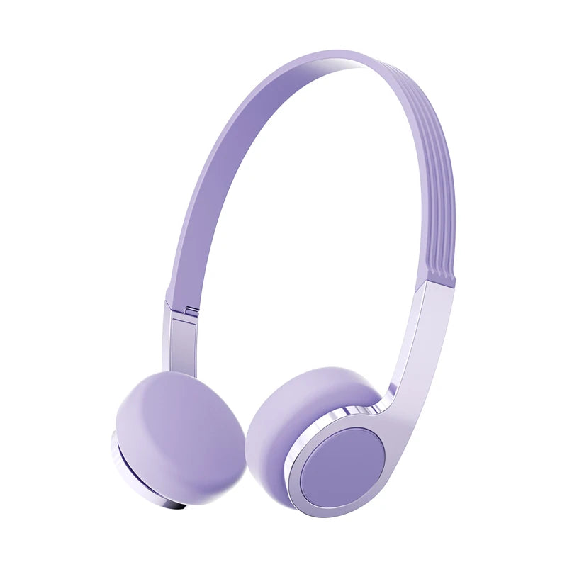 Lenovo New Retro Compact Over-Ear Bluetooth Headphones Perfect for Photos with Wireless Bluetooth Headphones in Macaron Colors