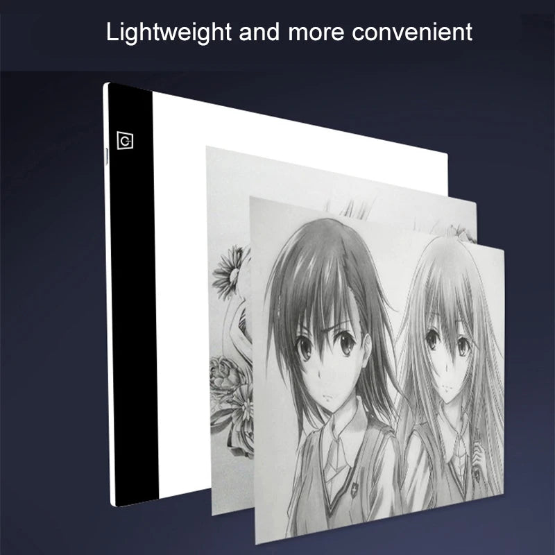 Led Drawing Copy Pad 3 Level Dimmable Board Table Animation Painting Educational