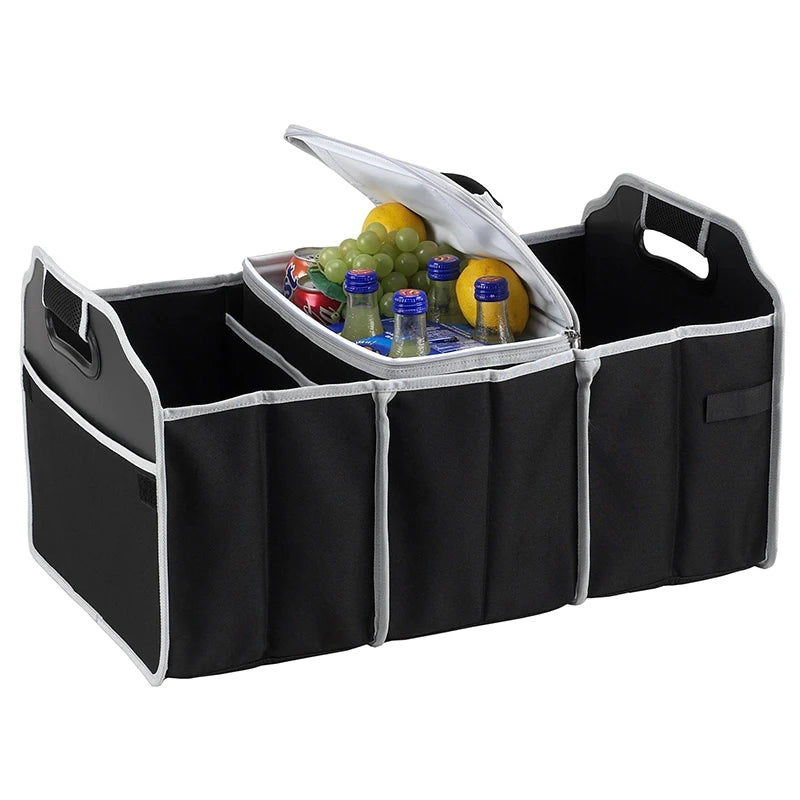 Car Multi-Pocket Trunk Organizer Large Capacity Folding Storage Bag Trunk Storing And Tidying Trunk Organizer Car Accessories
