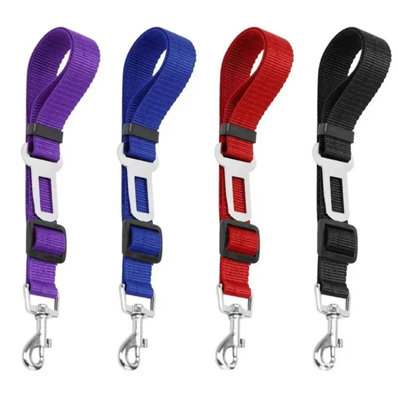1-4Pcs Pet Cat Dog Car Seat Belt Suitable For Universal Safety Buckle Adjustable Safety Rope Dog Car Seat Belts Dog Accessoires