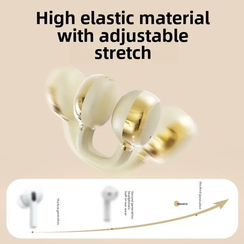 Wireless Earbuds Bluetooth Headphones Professional Bluetooth Headsets Feature Adjustable Headbands for Customized Ergonomic Fits