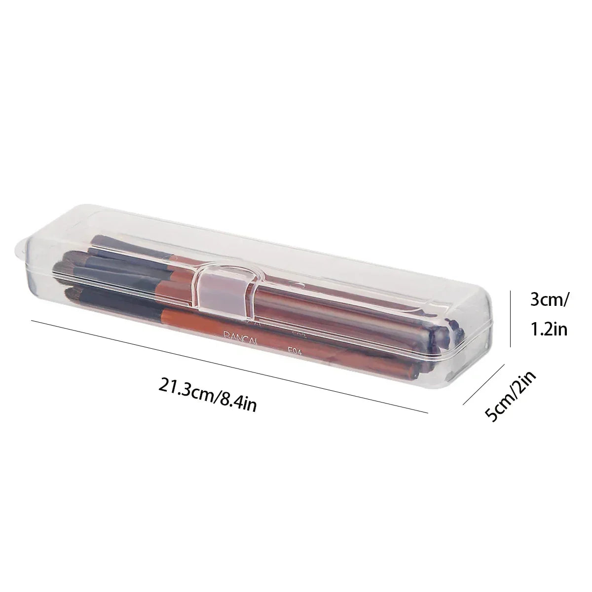 Portable Flip-Top Brush Organizer