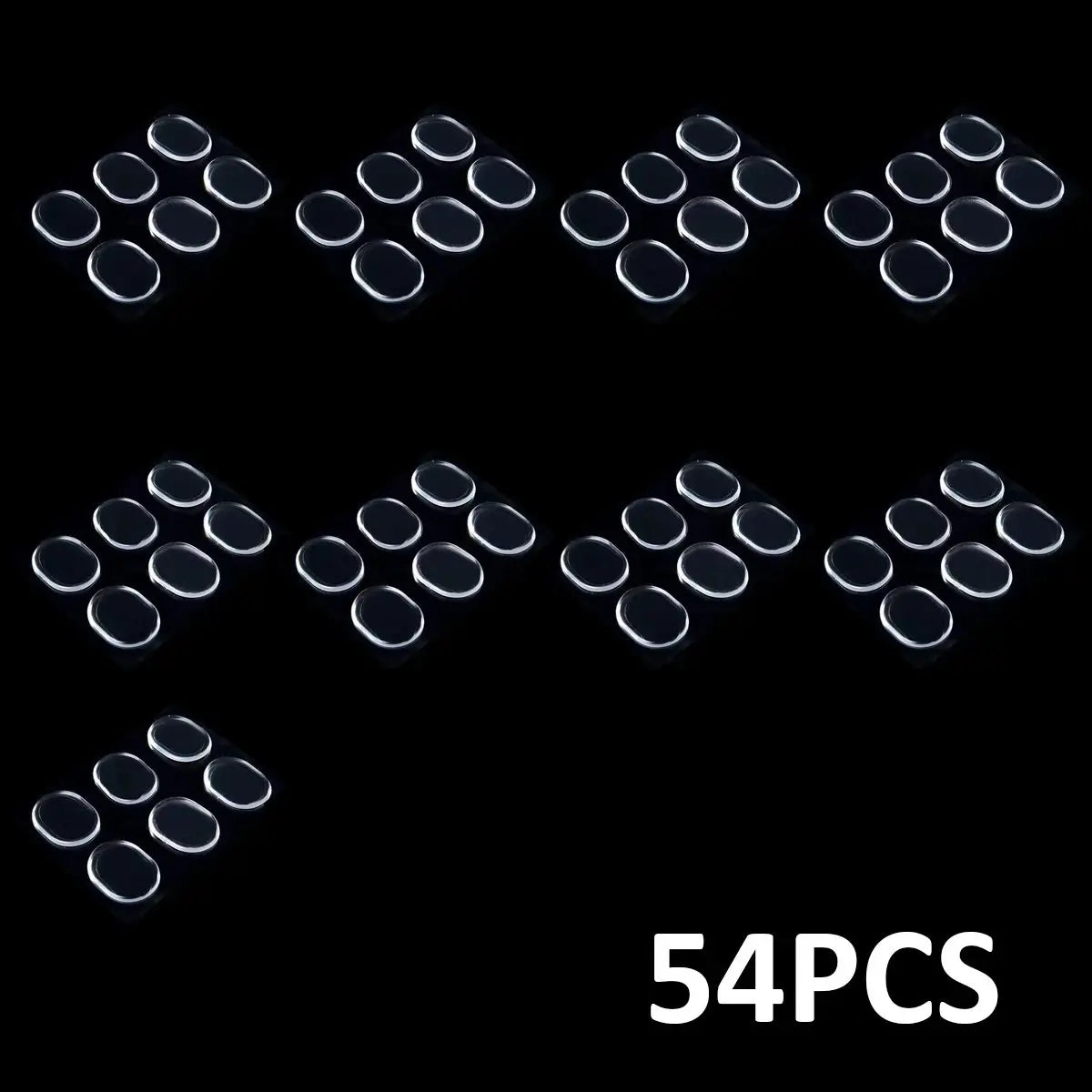 54/30/6 Pieces of Self-Adhesive Sleep Forehead Patches - Reusable Anti-Wrinkle Elastic Patches for the Face, Suitable for Full Face Facial Training, Washable, Sticky and Reusable