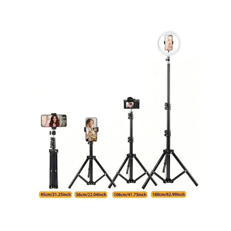 Mobile phone live support photo tripod multi-functional video recording selfie landing tripod