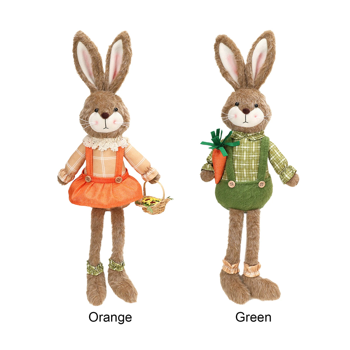 Cute Rabbit Figurine Table Centerpiece Decorations Rabbit Collectible Critter for Spring Shelf Mantel Home Decor Gift