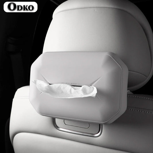 For Aito M9 2024 Silicone Car Tissue Box Hanging Tissue Bag Accessories Car Accessories Interior