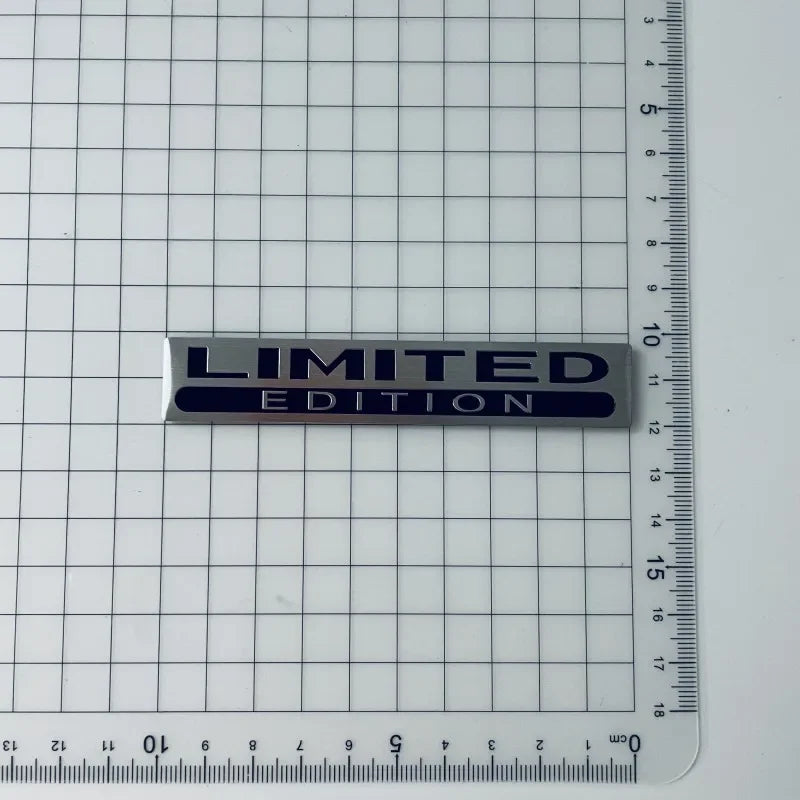 3D Metal LIMITED EDITION Emblem Sticker Aluminum Logo Car Fender Badge Trunk Decal Special EDITION Accessories