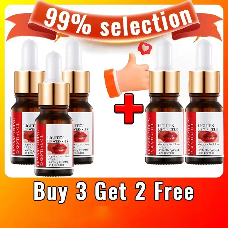 Lip Booster Plumping Serum Oil Hyaluronic Acid Moisturising Sexy Plumping Enhancer Stimulant Free Brightening Lightening Lines