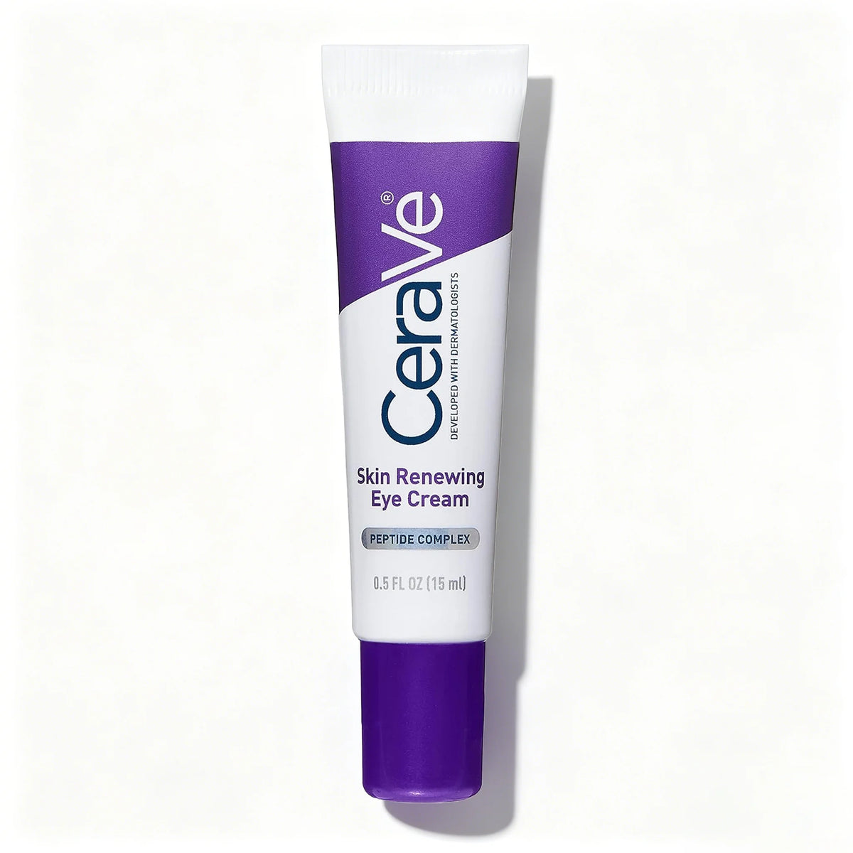 CeraVe Skin Renewing Eye Cream, Daily Care Under Eye Cream with Peptides Caffeine Niacinamide, Paraben-Free , 15ml