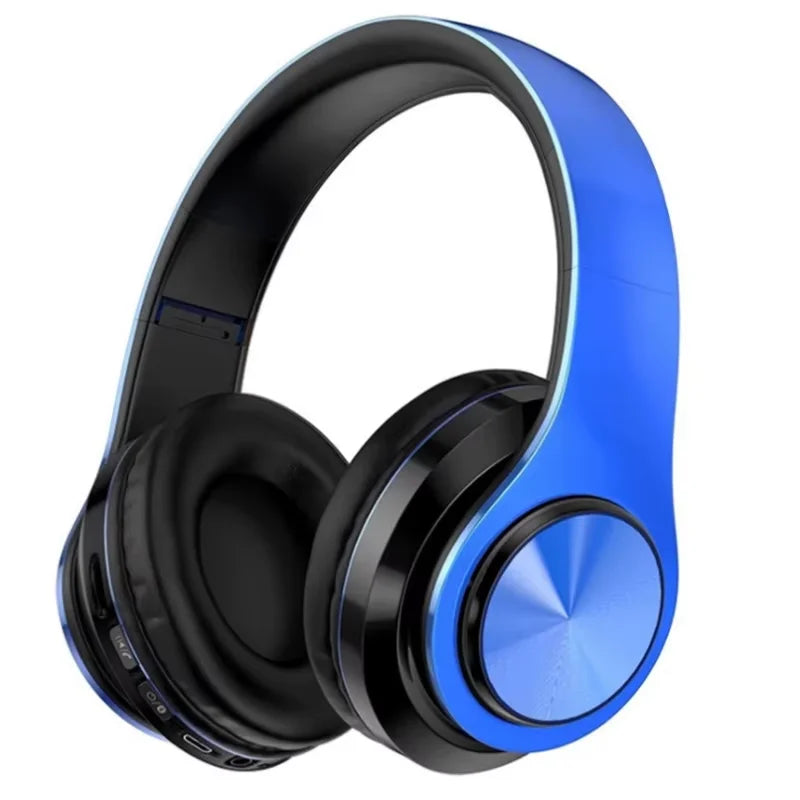 B39 Bluetooth Headset Foldable Headphones HiFi Stereo Earphone With Mic Support SD Card FM For Xiaomi Iphone Sumsamg Phone