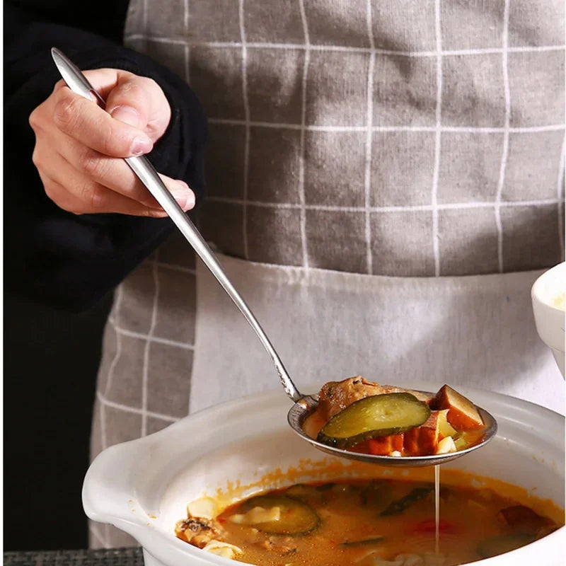 Kitchen Multi-functional Filter Spoon Stainless Steel Fine Mesh Wire Oil Skimmer Strainer Fried Food Net Kitchen Gadgets