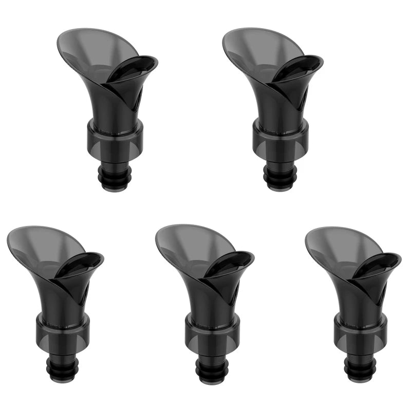 Petal-shaped red wine bottle stopper pourer universal wine bottle spout storage wine sealing freshness two-in-one closure cap