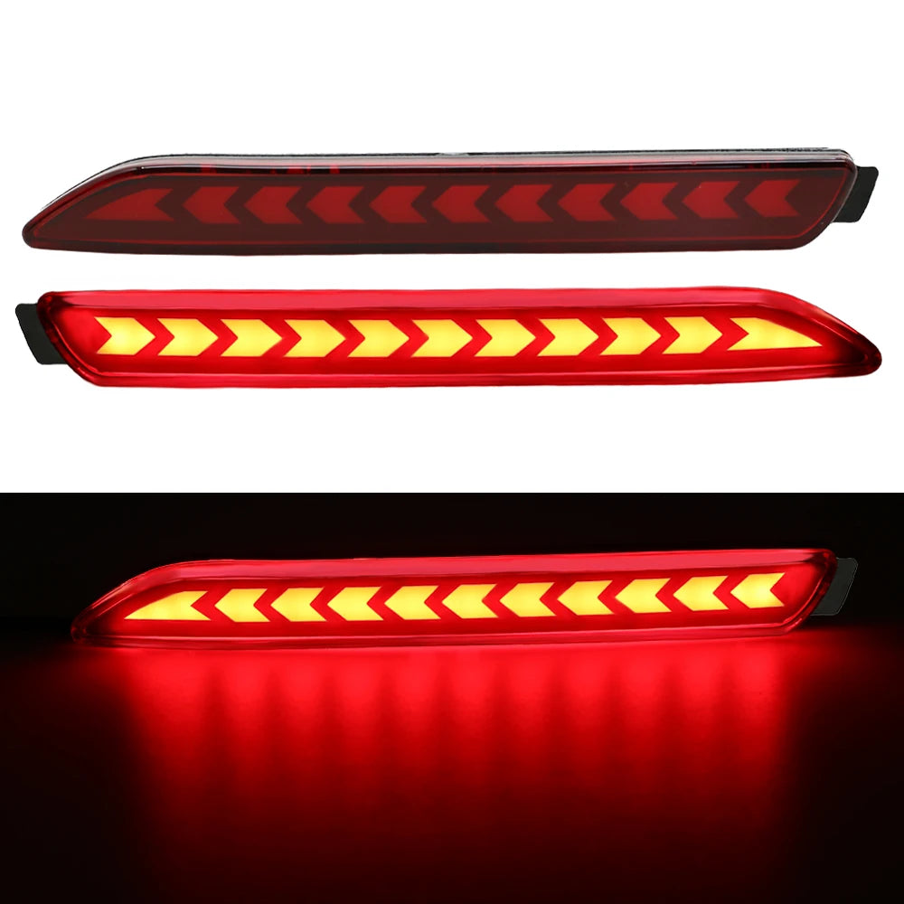 LED Rear Bumper Reflector Lights Fit for Toyota Venza Camry Rav4 Sienna Avalon Matrix Sienna Lexus Tail Light Assembly with LED