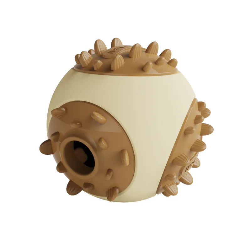 Indestructible Dog Leaky Food Ball Chew Toy Interactive Molar Bite Resistant Pet Ball Puppy Self Entertainment Relief Boredom
