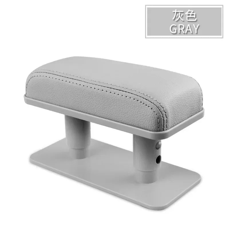 SEAMETAL Car Door Armrest Pad Adjustable Height Car Arm Rest Elbow Support Cushion PU Leather Universal Interior Protective Mats