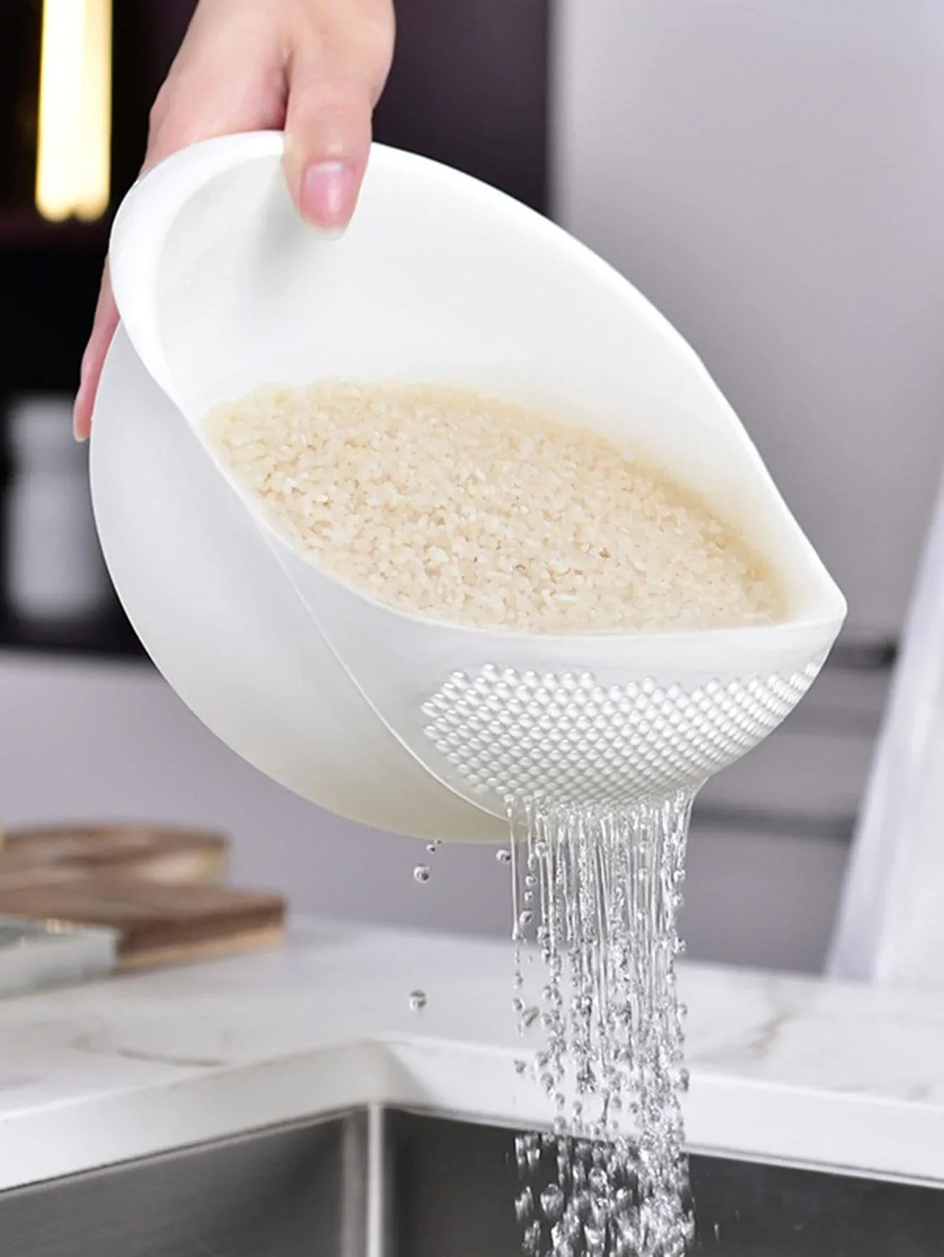 Kitchen Colander Drain Basket Bowl