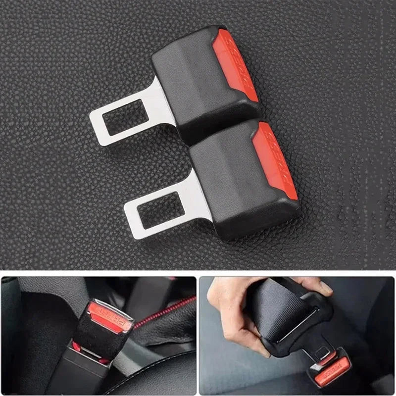 Seat Belt Clip High Quality Safety Adjustable Seat Clip Black Tough Accessories Universal Belts Belt Extender Seat Car Amagi